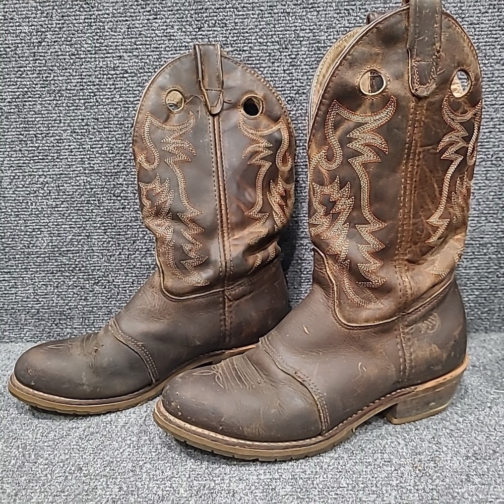 Double H Women's Western Boot‎ | Size 10 M  | USA Made | Brown Leather DH5159
